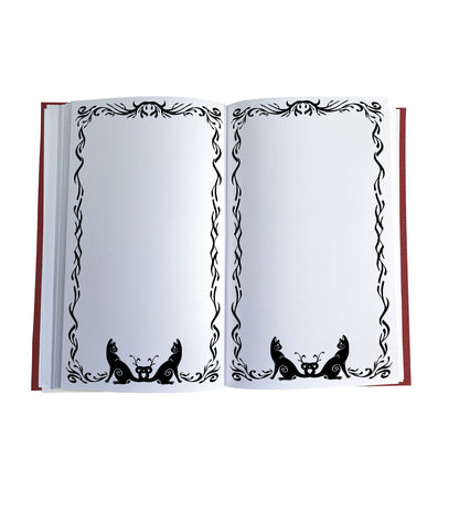 Soaring Eagle Magnetic Wooden Journal, Red & Black