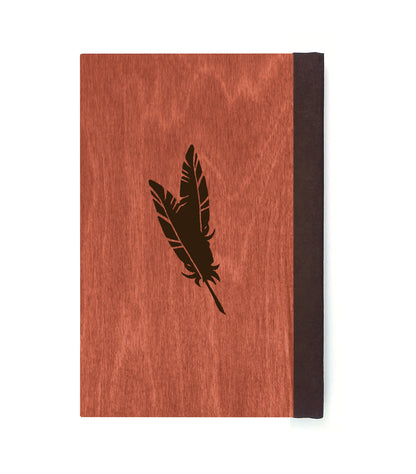 Gryphon's Scratching Tree Magnetic Wooden Journal, Red & Brown