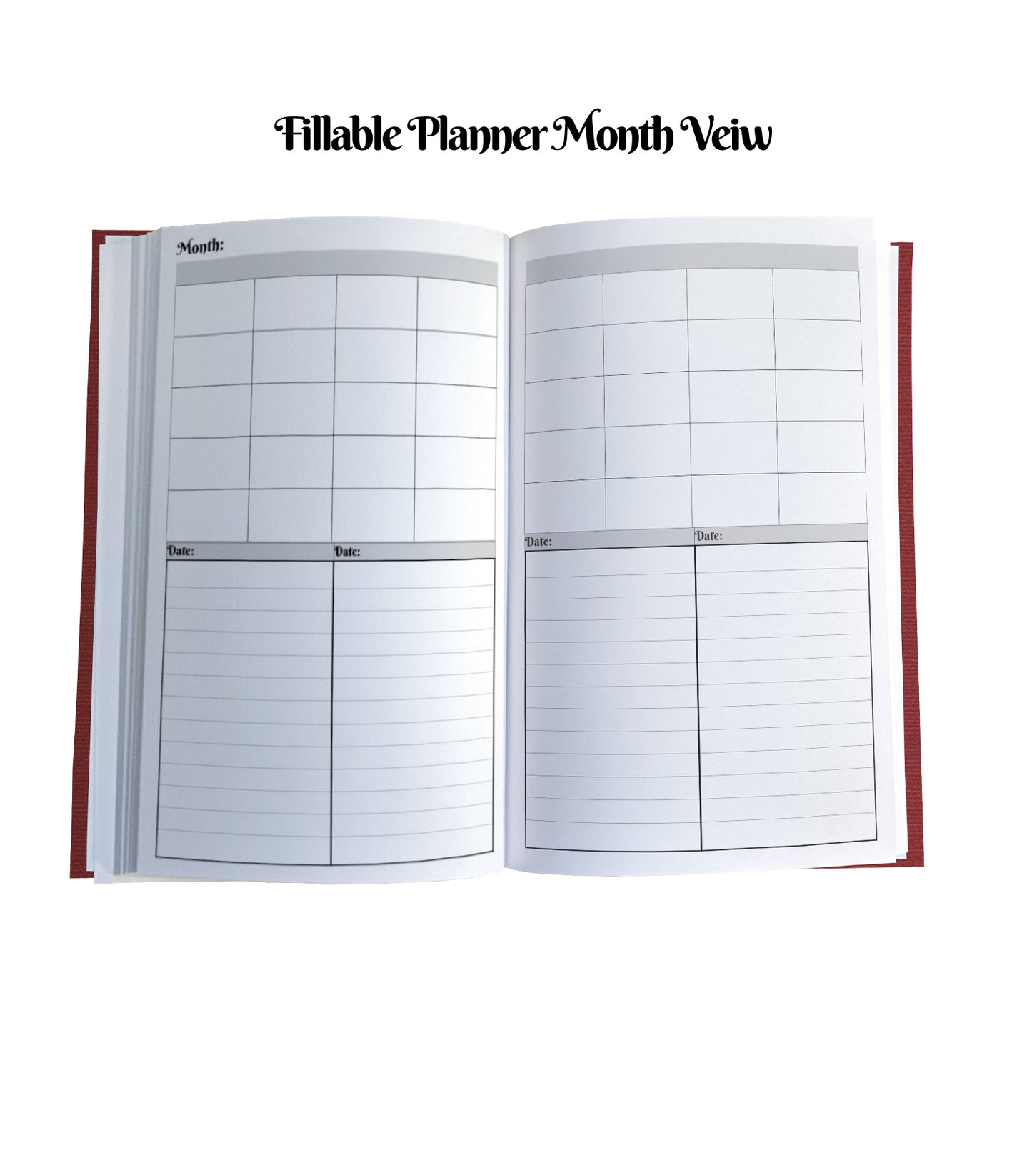 Fill-able Planner Magnetic Journal Refill (1 size)