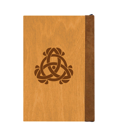 Bounding Ram Magnetic Wooden Journal, Honey & Ochre