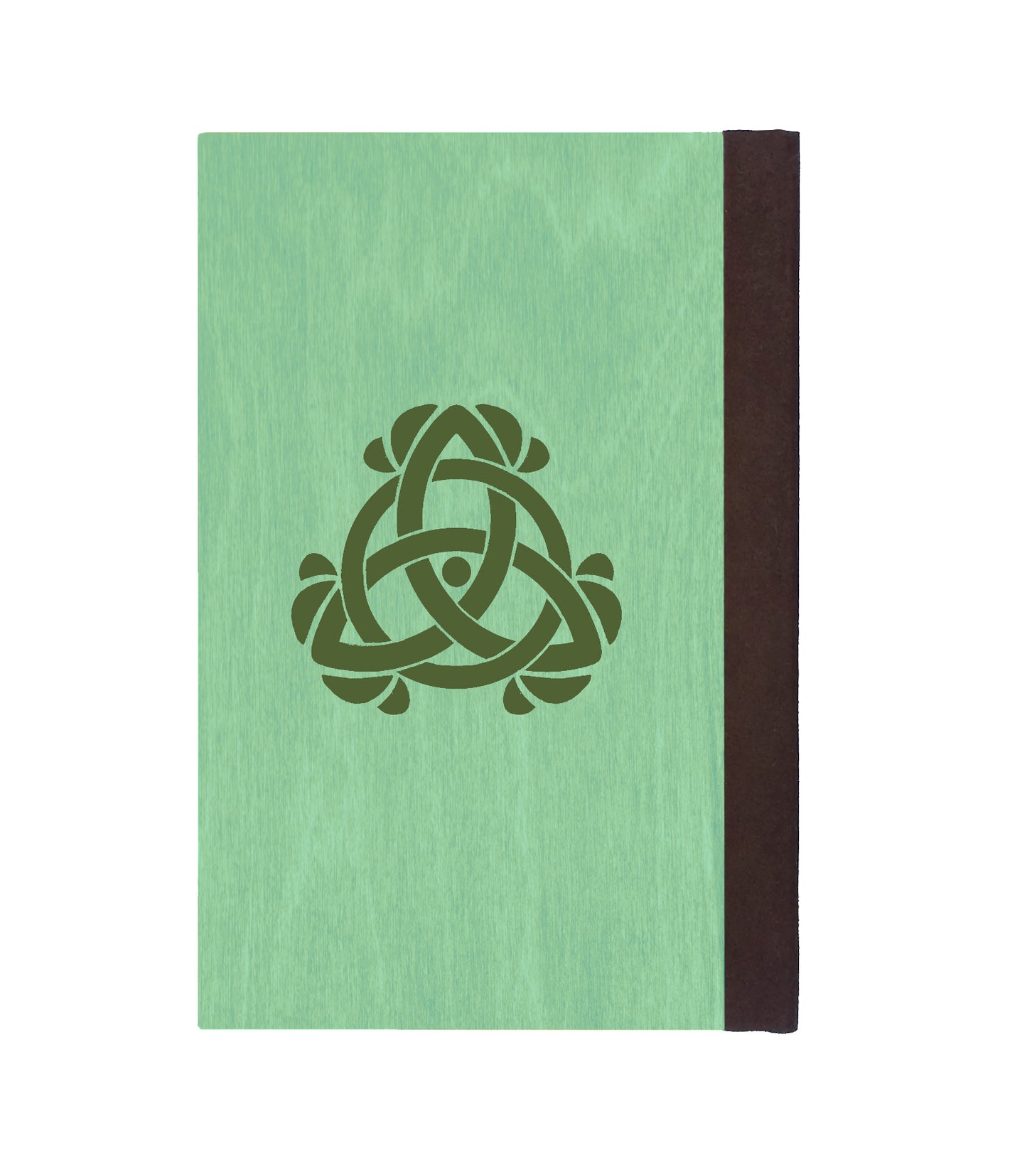 Bounding Ram Magnetic Wooden Journal, Jade & Olive