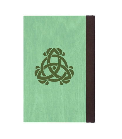 Bounding Ram Magnetic Wooden Journal, Jade & Olive