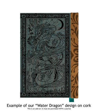 Upgrade: Make my journal cover with Teal Cork Fabric