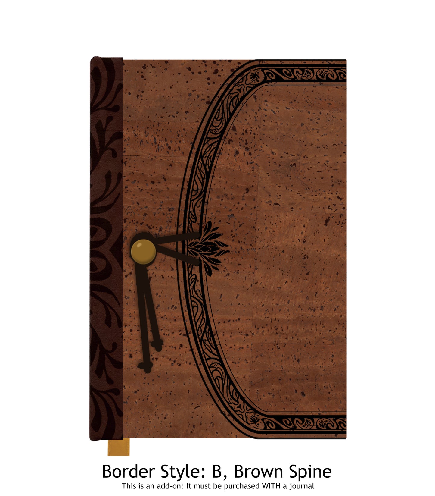 Upgrade: Make my journal cover with Brown Cork Fabric