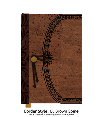 Upgrade: Make my journal cover with Brown Cork Fabric