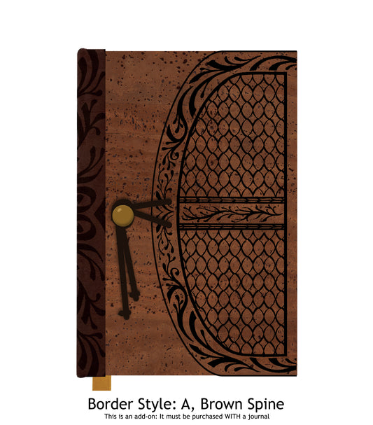 Upgrade: Make my journal cover with Brown Cork Fabric