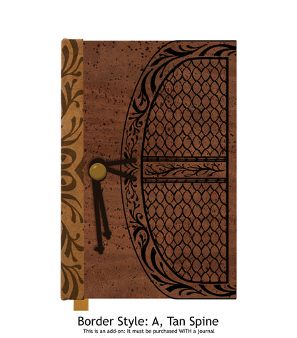 Upgrade: Make my journal cover with Brown Cork Fabric