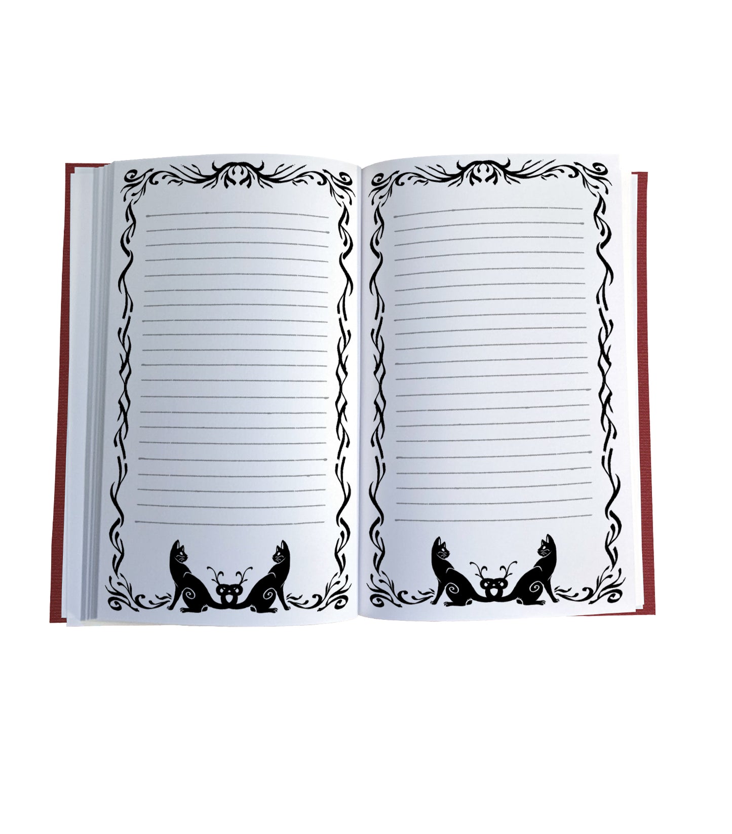 Unicorn & Foal Magnetic Wooden Journal, Honey & Berry